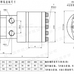 BMH系列并列油口拼搏（中国）马达